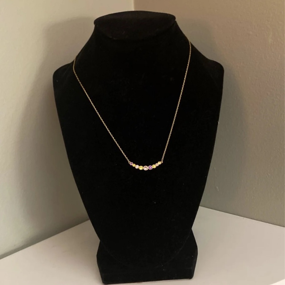Kate Spade Droop Gemstone Necklace